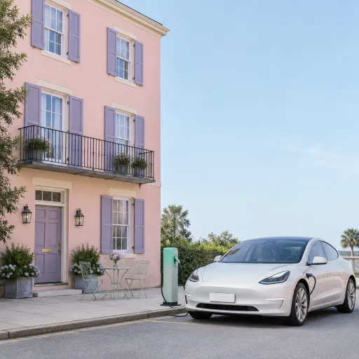 An elegant savannah Georgia romantic vacation for EV driving couples