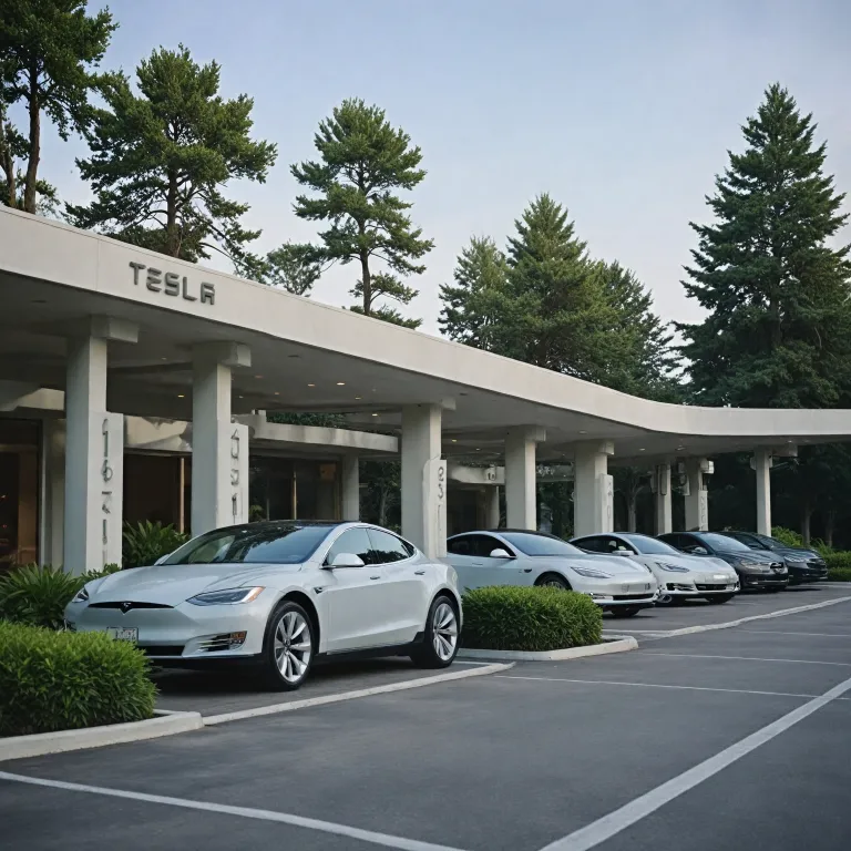 Hotels with Tesla destination chargers: luxury stays for electric vehicle travelers