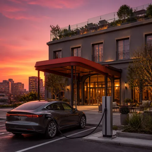 P4LCharity hotel venue stays: refined urban retreats with electric car chargers